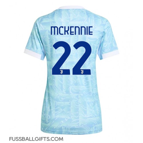 Juventus Weston McKennie #22 Fußballbekleidung Auswärtstrikot Damen 2025-26 Kurzarm